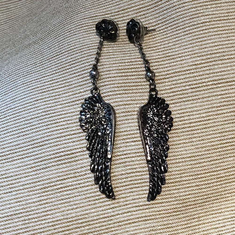 Vintage Angel Wing Earrings